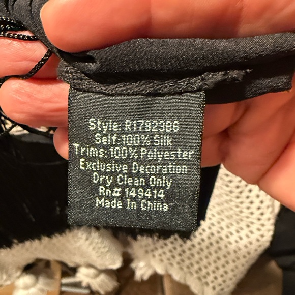 Johnny Was Embroidered Black Floral Women's Top - Picture 7 of 9